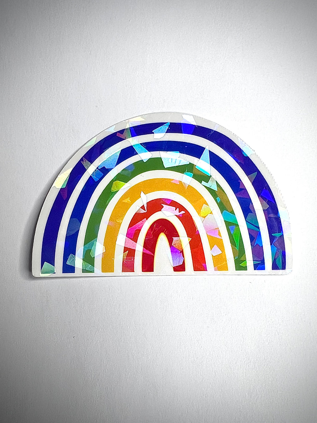 Rainbow vinyl sticker - waterproof vinyl decal for laptops, mirrors, tumblers, and more