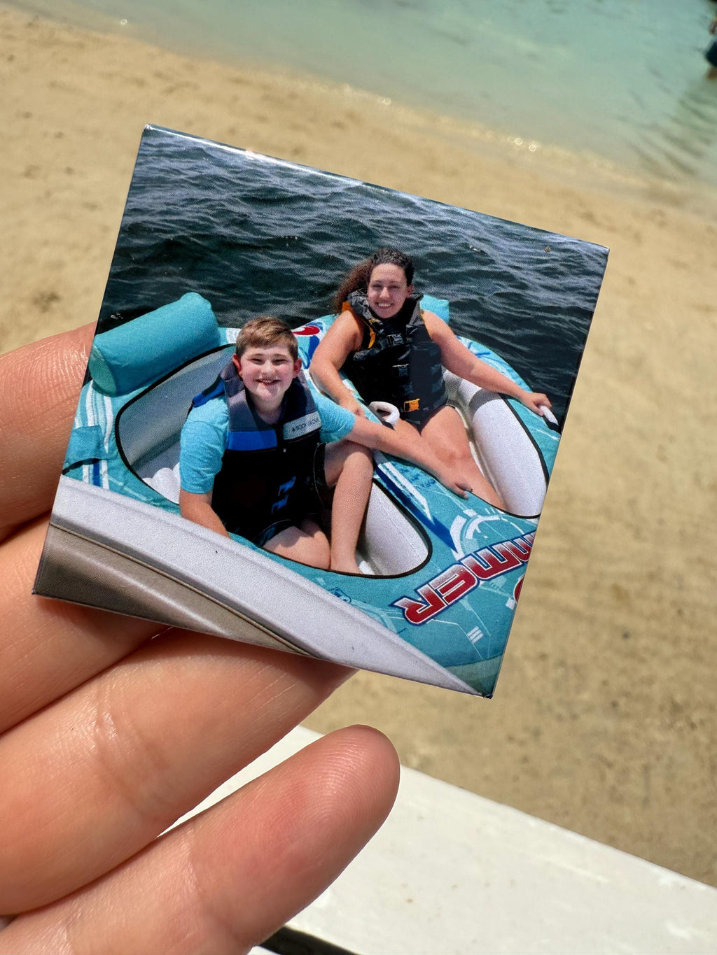 Custom Photo Magnets: Square Keepsake Gift, 2x2 inch