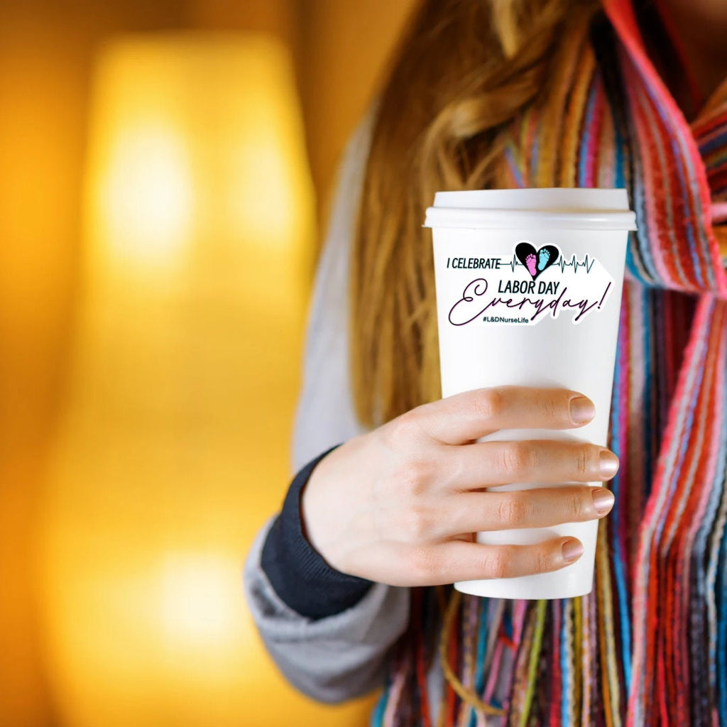 Labor and Delivery Nurse Sticker: Waterproof Holographic OB Gift