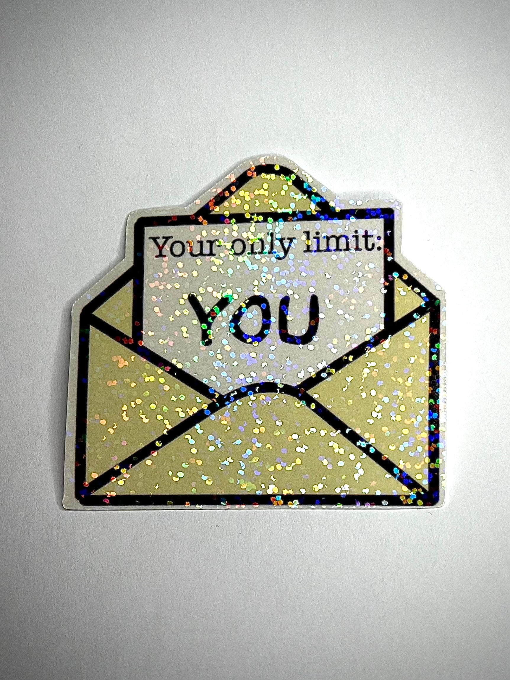 Motivational Envelope Sticker: Waterproof Vinyl Laptop Decal