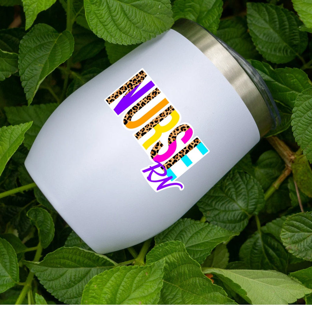 Cheetah Print RN Sticker: Waterproof Laptop Decal