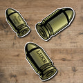 Personalized Vinyl Bullet Sticker - Waterproof vinyl decal for laptops, mirrors, tumblers, and more