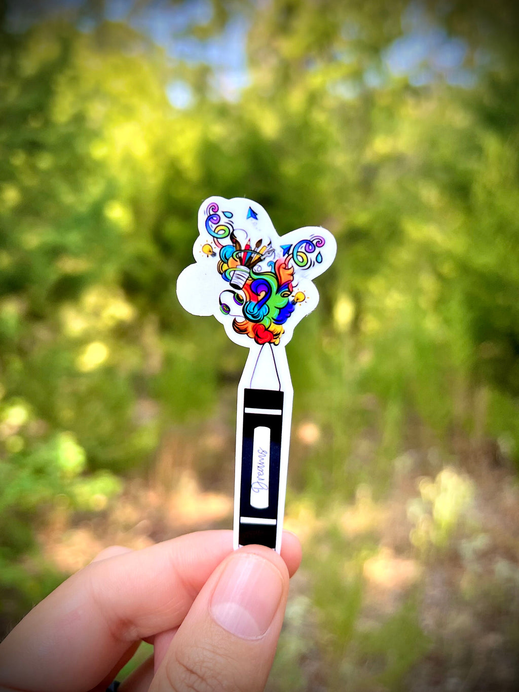 Dreams crayon sticker - waterproof vinyl decal for laptops, water bottles, notebooks, and more