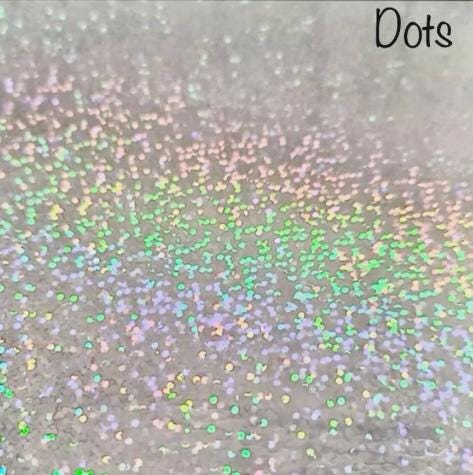 Bless Your Heart Sticker: Dots Holographic Waterproof Vinyl Decal