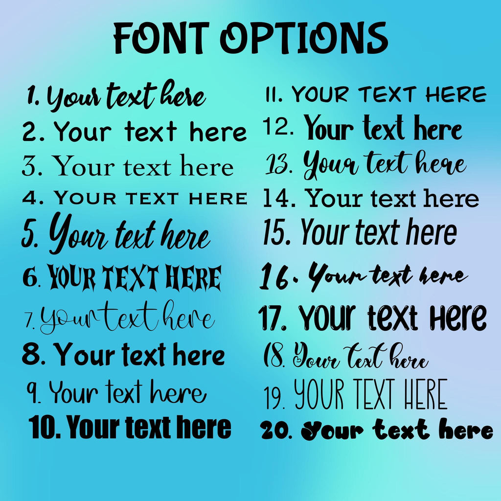 Custom Vinyl Decals | Personalized Image, Logo, Design, or Name | Indoor/Outdoor