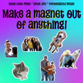 Custom photo magnets - personalized magnets for weddings, baby announcements, gifts and more