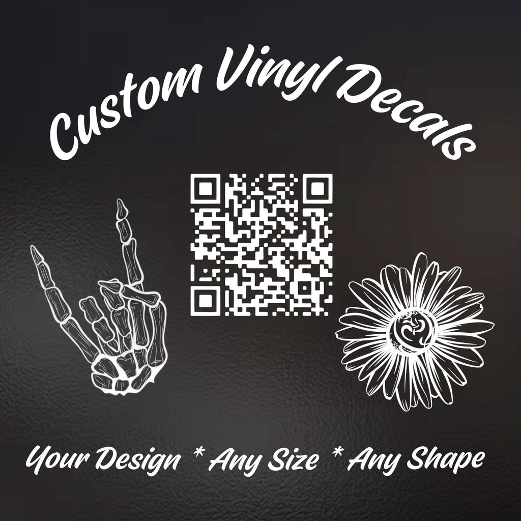 Custom Vinyl Decals | Personalized Image, Logo, Design, or Name | Indoor/Outdoor