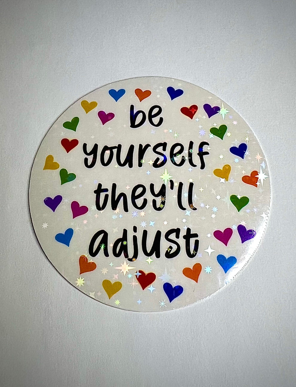 Be yourself sticker - waterproof vinyl decal for laptops, notebooks, tumblers, and more