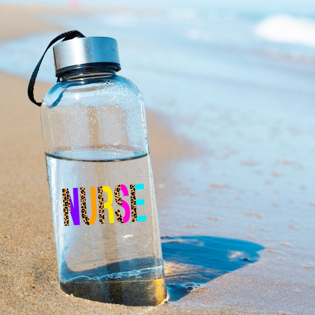 Cheetah Print Nurse Sticker: Waterproof Vinyl Decal