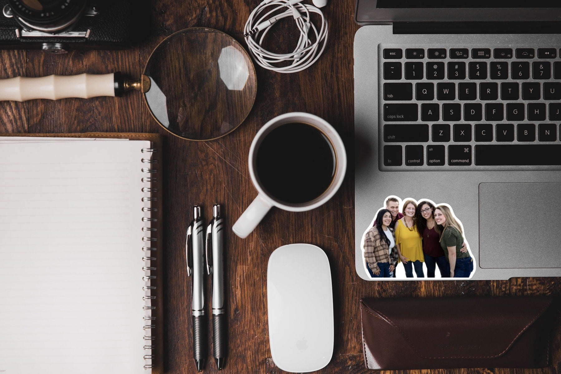 Custom photo stickers - personalized waterproof decals for laptops, mirrors, tumblers, and more