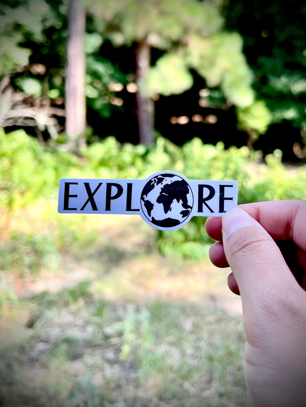 Explore travel sticker - waterproof vinyl decal for tumblers, notebooks, laptops, and more