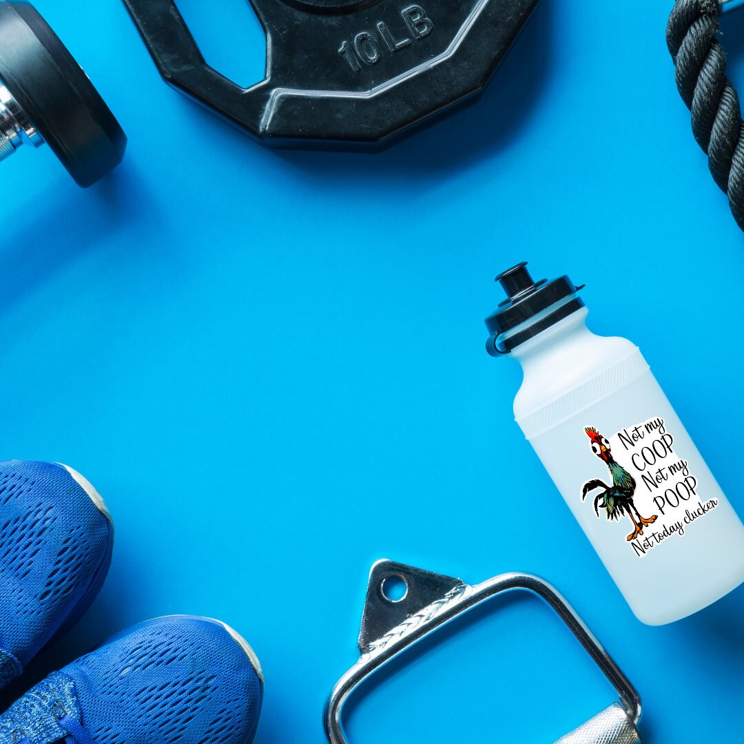 Not Today Clucker Sticker: Funny Chicken Farmer Gift, Waterproof Vinyl Decal