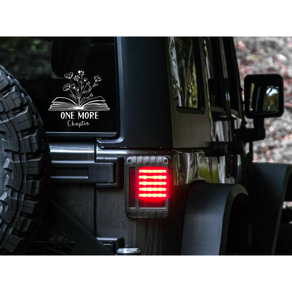 One More Chapter Decal | 83 Color Choices| Indoor/Outdoor Use