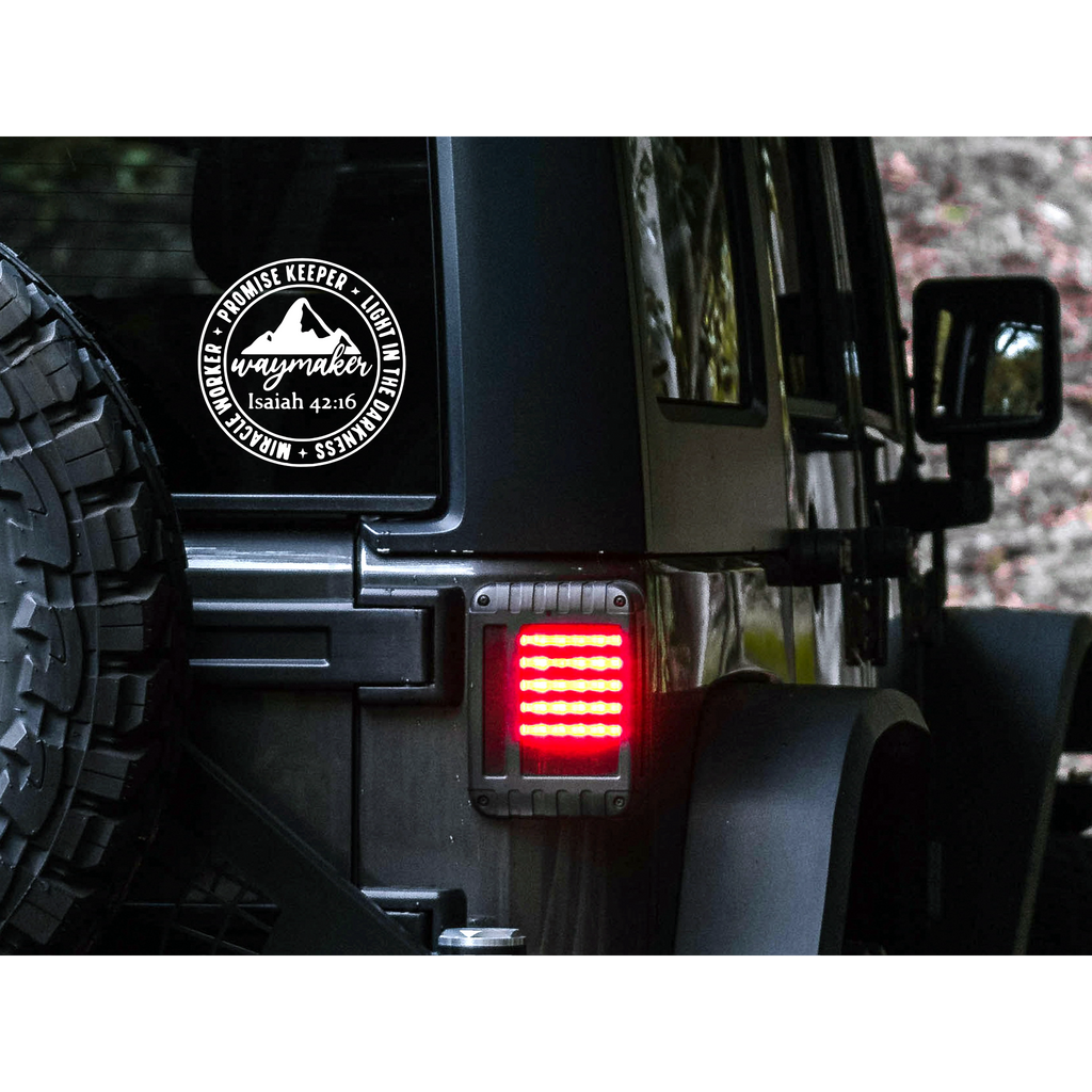 Way Maker Decal | 83 Color Choices| Indoor/Outdoor Use