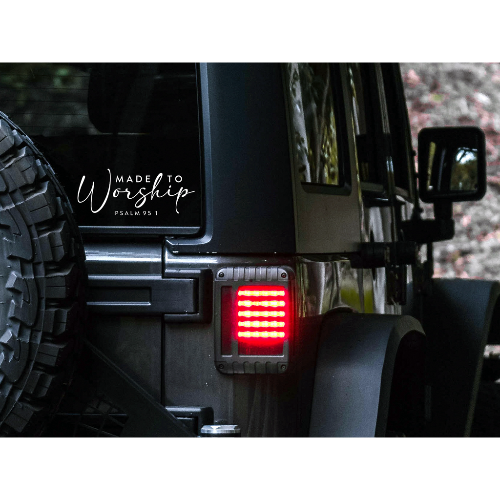 Made to Worship Decal | 83 Color Choices| Indoor/Outdoor Use
