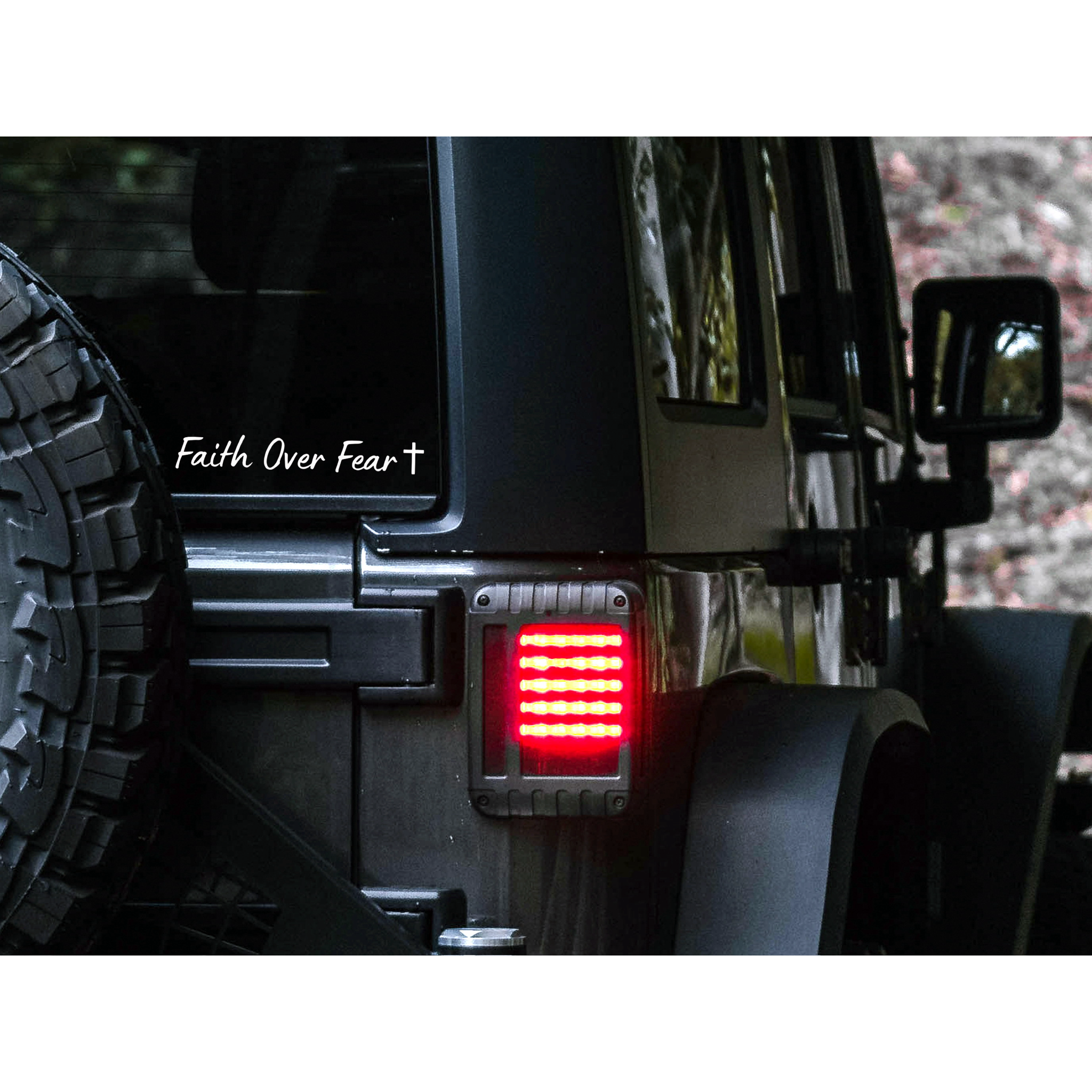 Faith Over Fear Decal | 83 Color Choices| Indoor/Outdoor Use