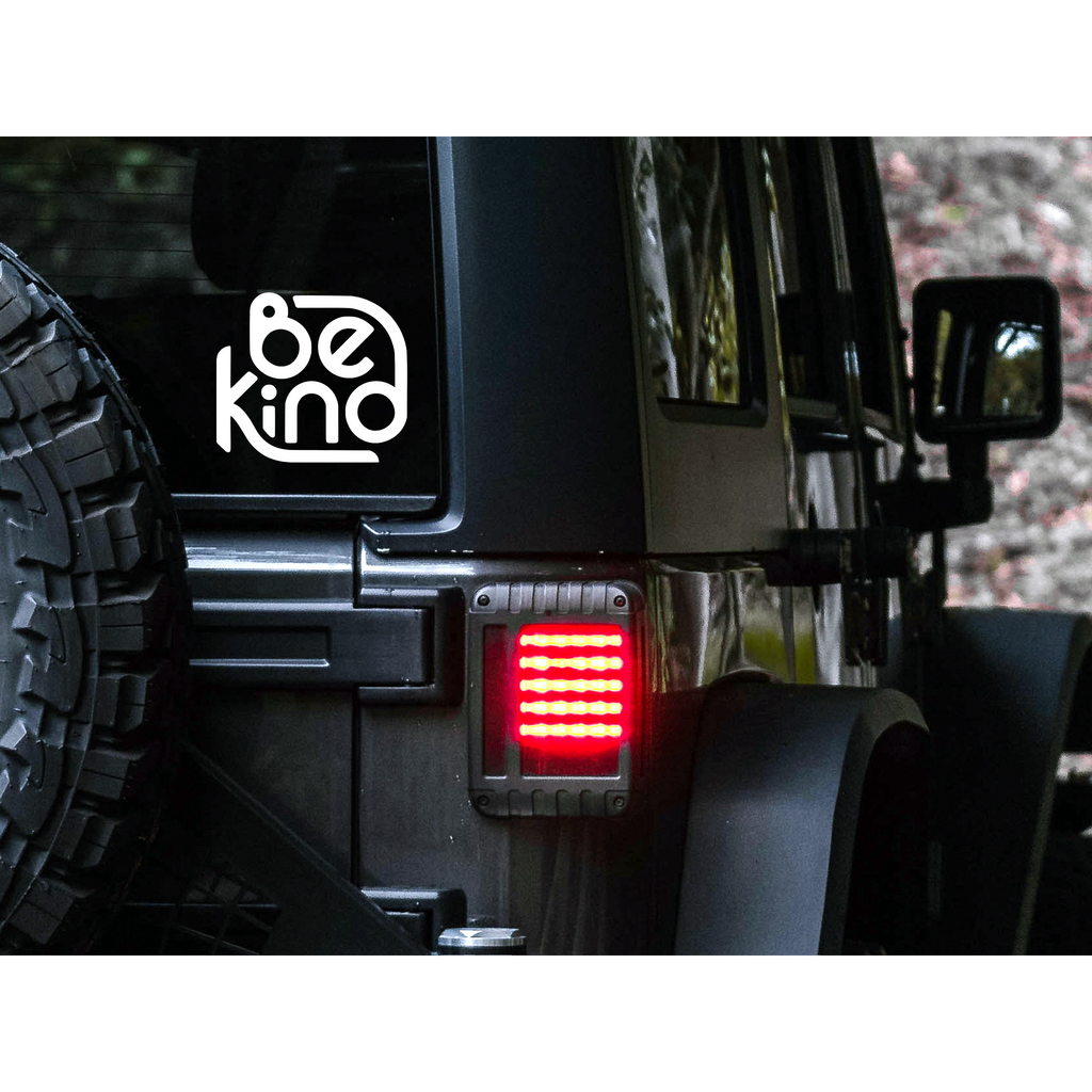 Be Kind Decal | 83 Color Choices| Indoor/Outdoor