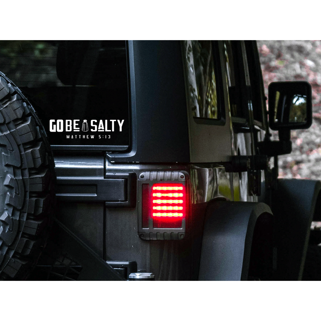 Go Be Salty Decal | 83 Color Choices| Indoor/Outdoor Use