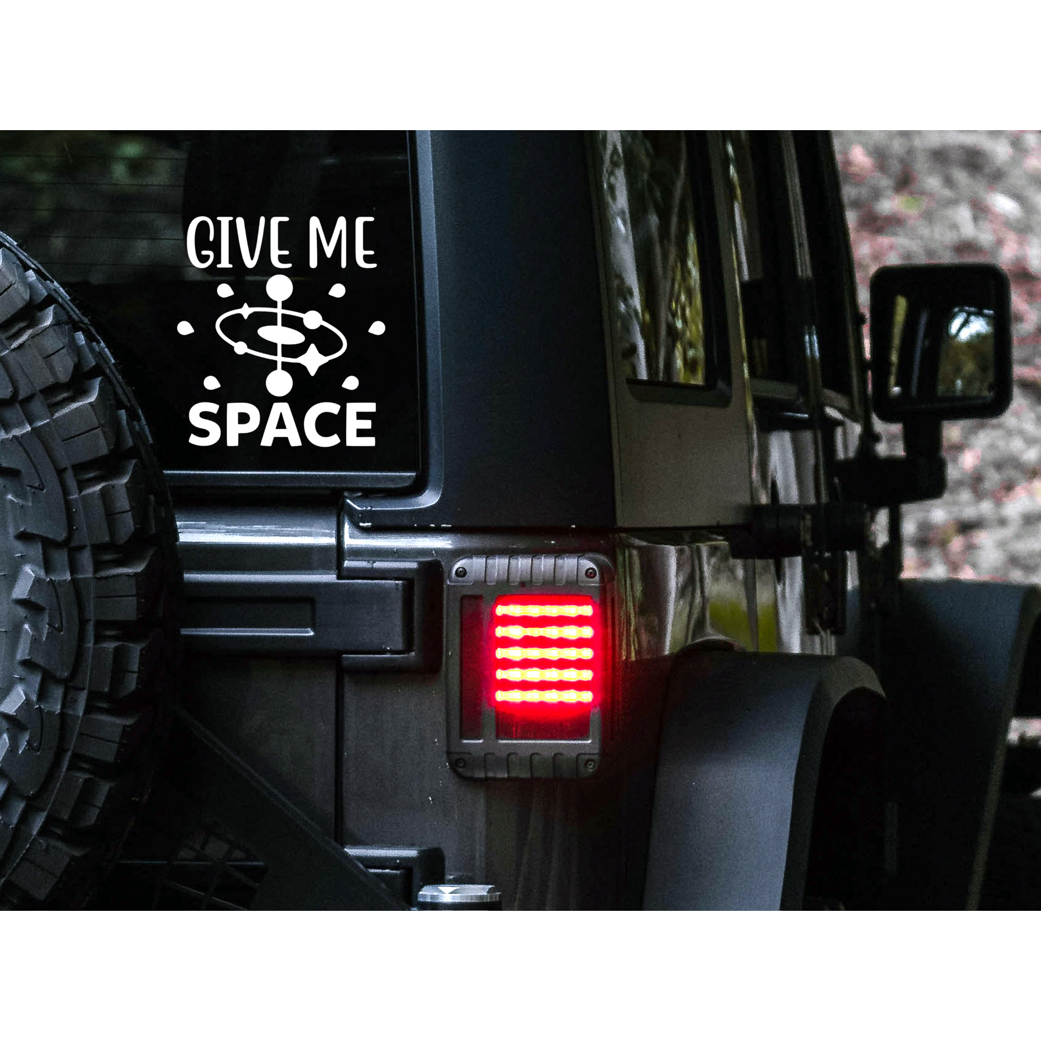 Give Me Space Decal | 83 Color Choices| Indoor/Outdoor Use