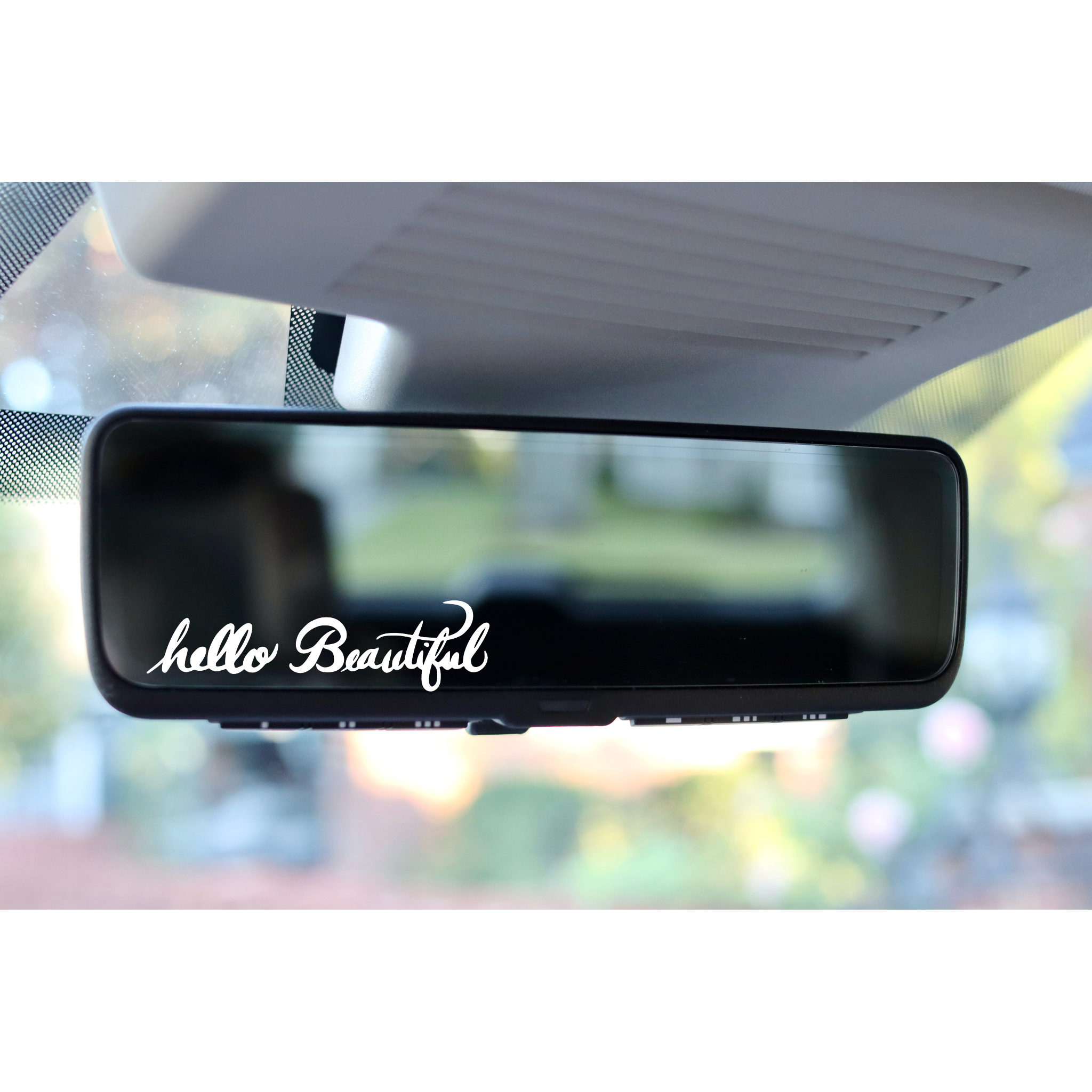 Hello Beautiful Decal | 83 Color Choices| Indoor/Outdoor Use