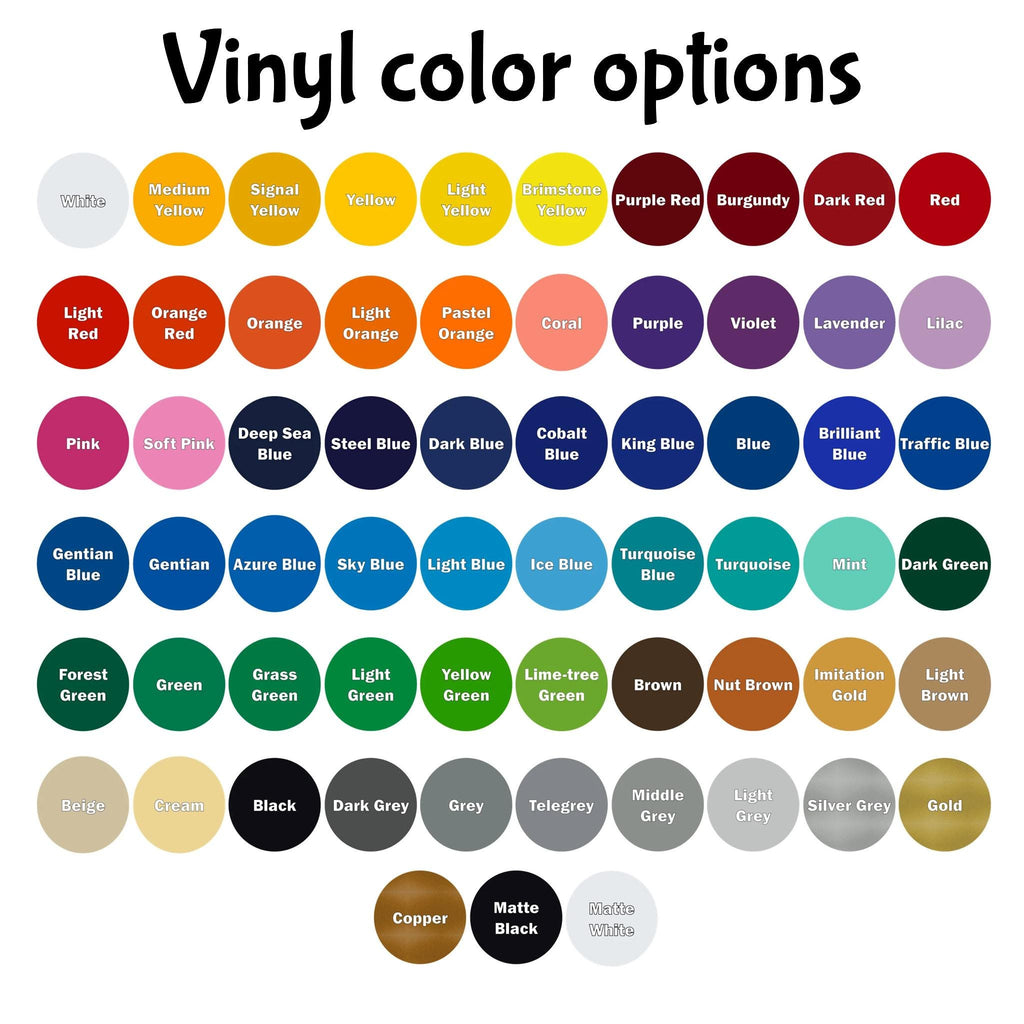 Custom Vinyl Decals | Personalized Image, Logo, Design, or Name | Indoor/Outdoor