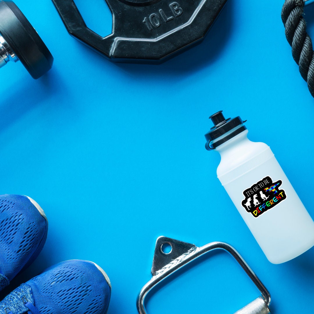 Autism Awareness Dinosaur Sticker: Waterproof Vinyl Decal