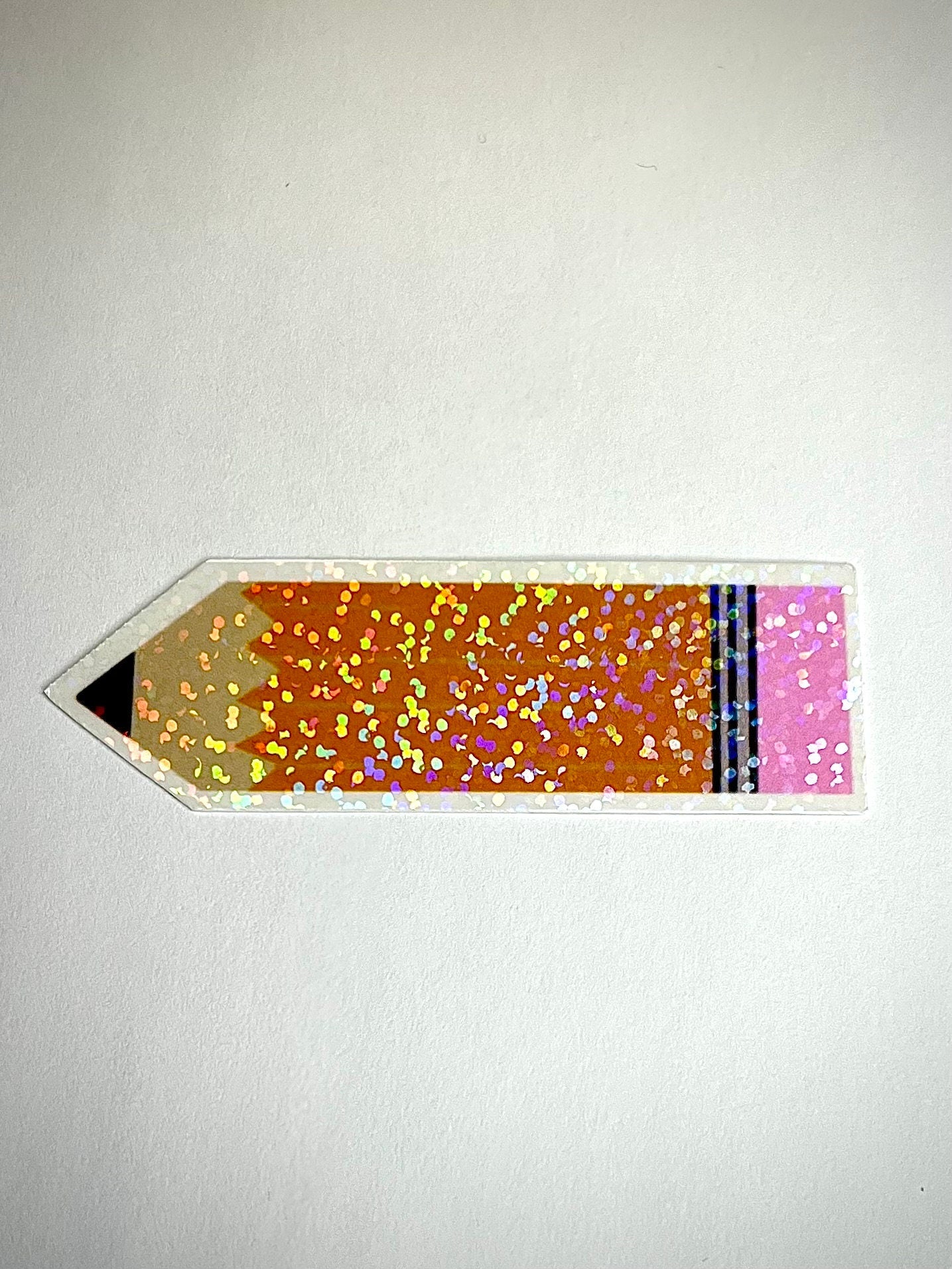 Personalized Pencil Sticker: Waterproof Vinyl Decal