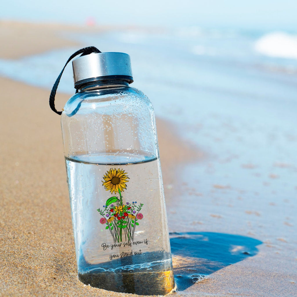 Be Yourself Floral Sticker: Waterproof Vinyl Decal