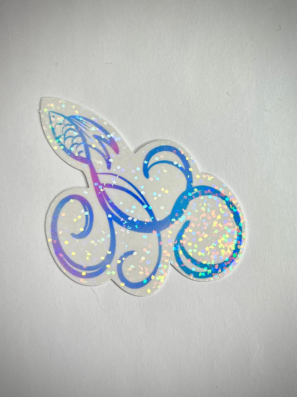 Fish sketch sticker - waterproof decal for laptops, notebooks, tumblers, and more