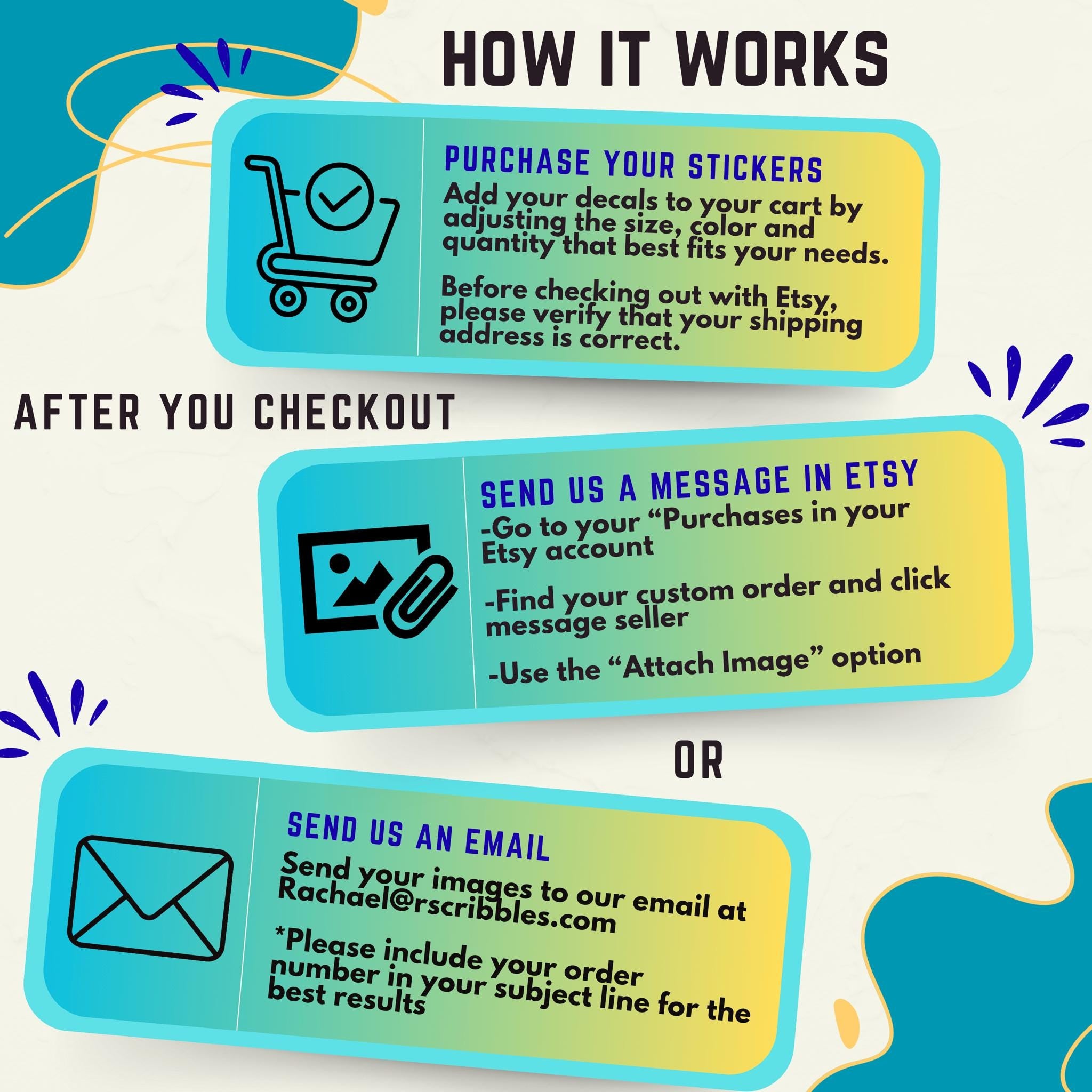 Custom Vinyl Decals | Personalized Image, Logo, Design, or Name | Indoor/Outdoor